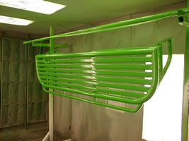 Our Northeast Ohio Powdercoating shop powder coats every color of the rainbow!